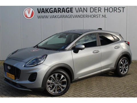 Ford Puma 1.0-125pk EcoBoost Mild-Hybrid Titanium. Z.g.a.n., slechts 3.000km ! Fabrieksgarantie t/m 