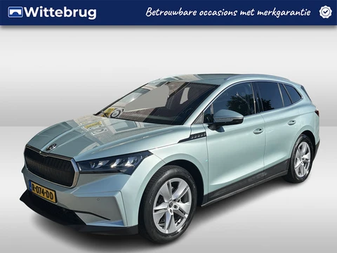 Škoda Enyaq iV 80 / SOH 91%/ AUTOMAAT/ WARMTEPOMP/ 360 CAMERA/ PARK. SENSOREN/ DODE HOEK/ LED/ STOEL