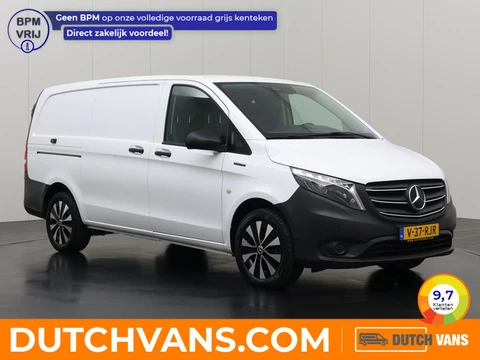 Mercedes-Benz eVito Lang | Elektrisch SOH 93,6% | Led | Multimedia | Camera | Airco | Cruise | 3-Zit