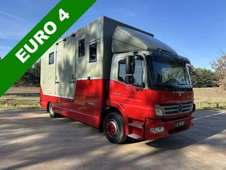 Roelofsen Mercedes-Benz Atego 1218 3-paards + koets paardenvrachtwagen