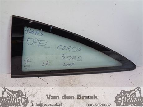 Opel Corsa 3 deurs 2006-2015 Zijruit links achter