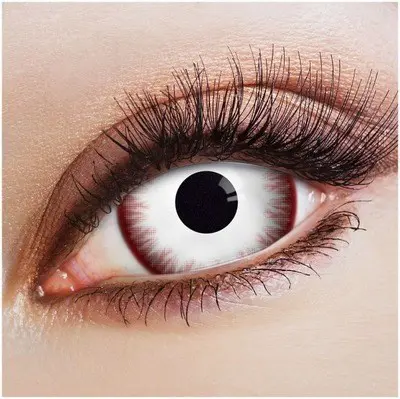 Crazy Lenzen, extra groot mini sclera (17 mm), Zombie Night