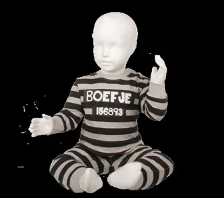 Gave baby kleding met teksten,heel veel keuze.