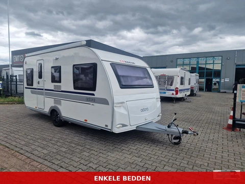Adria ADORA 472LU enkele bedden mover,luifel 2013