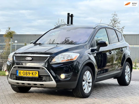 Ford Kuga 2.5 20V Titanium|200PK|AWD|AUT|NAVI|PSENSOR|TREKHAAK|HALFLEDER