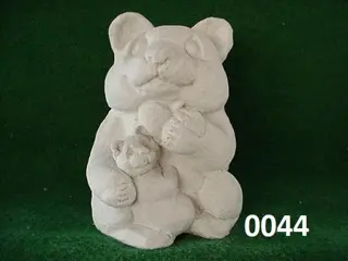 Panda beer met baby beer groot beeld ( 0044 )