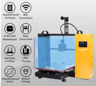 Kywoo Tycoon Max X-Linear Rail FDM 3D Printer Auto Levelling