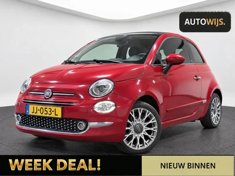 Fiat 500 C 0.9 TwinAir Turbo Lounge|LED|CARBIO|NL AUTO|NAVI