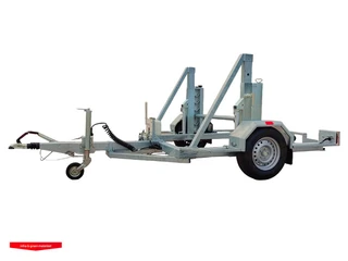Haspelwagen 1800KG geremd enkelasser ALKO