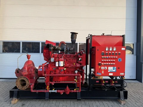 John Deere 6081 HF 001 Clarke Waterpomp 540 m3 - h 12 Bar Waterpump Firepump as New ! 210 hours