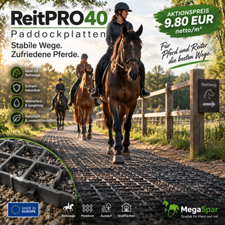 Paddockplaten voor paarden kopen ReitPRO 40 Grasroosters