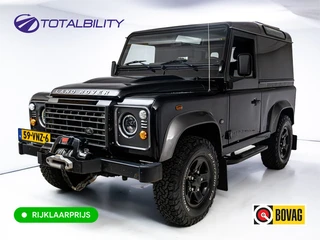 Land Rover Defender 2.4 TD HT 90 Hardtop | Grijs kenteken | Lederen stoelen | Armsteun voor | Alpine