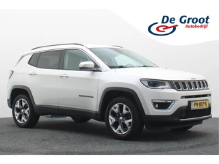 Jeep Compass 1.4 MultiAir Limited 4x4 Leer, Apple Carplay, Trekhaak, Memory, Stuur-/Stoelverwarming,