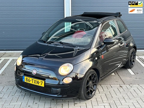 Fiat 500 C 0.9 TwinAir CABRIO AUTOMAAT ABARTH FERRARI ROOD SCHAALSTOELEN NAP