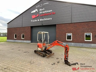 Kubota U17-3 met beschermdak en rubberen rupsband. BS2170
