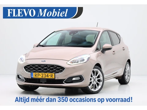 Ford Fiesta 1.0 EcoBoost Vignale 5-drs Aut. Half Leder|CarPlay|Clima|Cam|ParkAsisst|Navi|LMV
