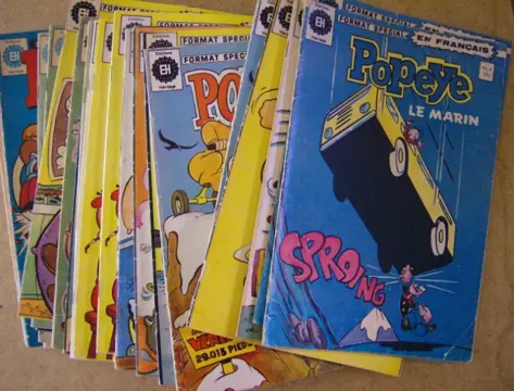 Popeye comics frans 4 adv6278
