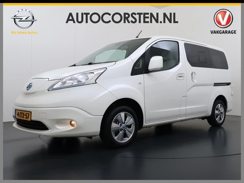 Nissan e-NV200 Evalia 5-pers. 2X Schuifdeur Stoel+Stuurverwarming Navi Ecc Cruise Control Connect Ed