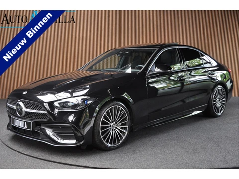 Mercedes-Benz C-Klasse 300 e AMG Line Pano Leer 360° Memory Distronic+ HUD Matrix Laser LED Navi LED