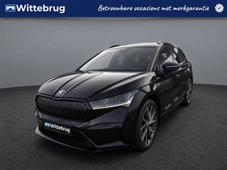 Škoda Enyaq iV 80 Sportline Plus / Trekhaak wegklapbaar / Warmtepomp / Head up Display / Stoel + voo