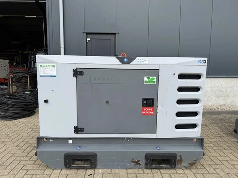 SDMO R33 C3 Mitsubishi Leroy Somer 33 kVA Silent Rental generatorset Stage 3A