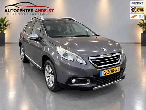 Peugeot 2008 1.2 PureTech Active, Cruise, Pdc, Navi, Lmv, Half leder, Climate control, Goed oh, Mooi