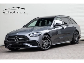 Mercedes-Benz C-Klasse Estate 300 e AMG Premium, Pano, Distronic, Trekhaak, Leder, Nightpakket 2023