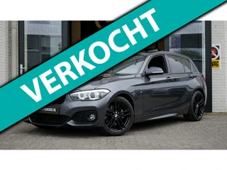 BMW 1-serie 118i M Sport Shadow Line AUTOMAAT|CRUISE|FULL LED|LEDER|NAVIGATIE|PANORAMA|STOELVERWARMI