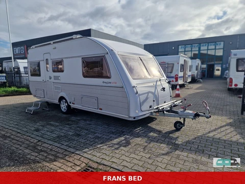 Kip greyline special 53 TDB mover, voortent, fietsendrager