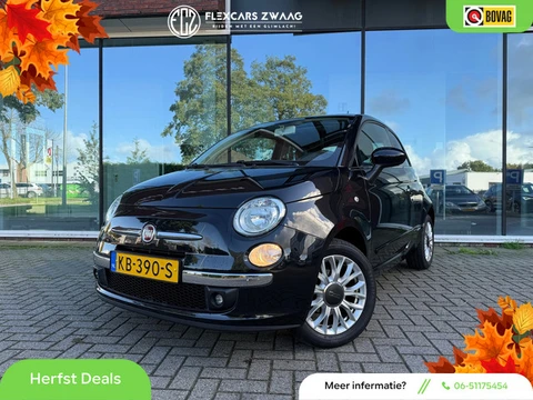 Fiat 500 1.2 Lounge - Airco - Panodak - Parkeerhulp - Media -