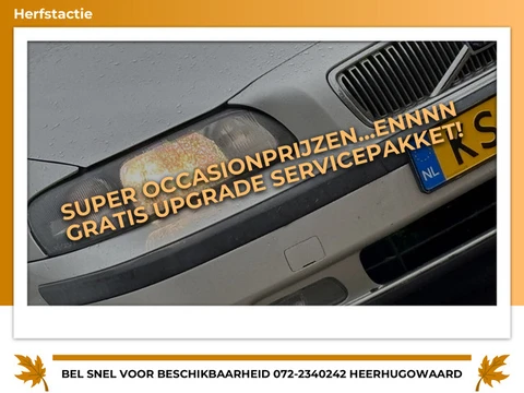Volvo V70 2.4 Automaat - Grey Silver/zwart leder - Carplay/Clima/Cruise - Keurig