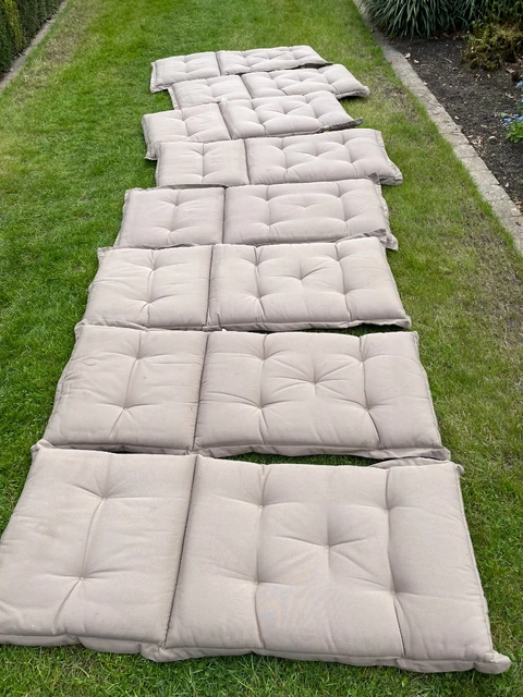 8 kussens voor tuinstoel