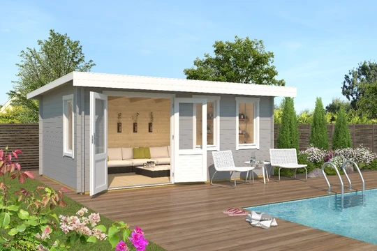 NIEUW Modern tuinhuis Baruda 53
