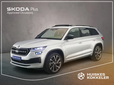 Skoda Kodiaq Sportline Business 1.5 TSI 150pk DSG Automaat Trekhaak, Panoramadak, Lederen bekleding,