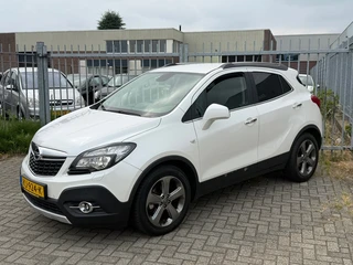 Opel Mokka 1.4 T Cosmo 140PK! Wit metallic l Navi l Leer l Airco l Stoel&stuurverwarming l CRUISE l 