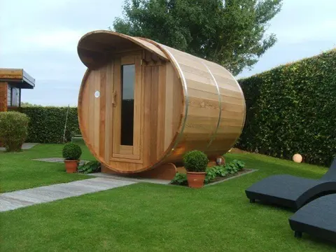 Buitensauna aanbieding. Barrel, Pod en Luna actie!