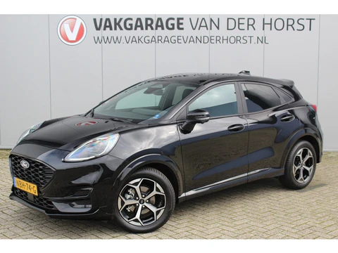 Ford Puma 1.0-125pk EcoBoost Hybrid ST-Line X. Alweer zo'n mooie uiterst complete Ford Puma met slec