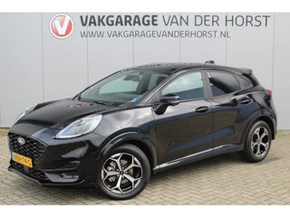 Ford Puma 1.0-125pk EcoBoost Hybrid ST-Line X. Alweer zo'n mooie uiterst complete Ford Puma met slec
