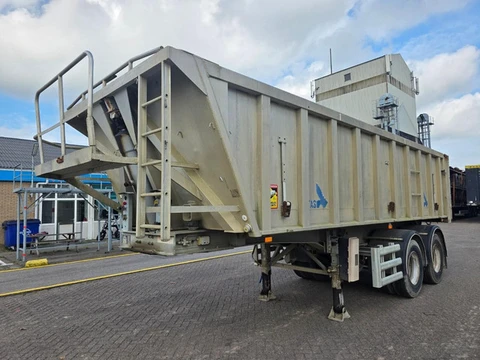 Stas S2-SA233K - ROR Axles - Drum Brakes - 2-assige kipper - Bladvering - Dubbele Banden PM3315