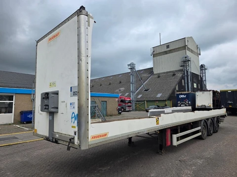 Fruehauf FST4 - SAF Axles - Disc Brakes 3-assige platte oplegger - SAF assen - Schijfremmen - Luchtv