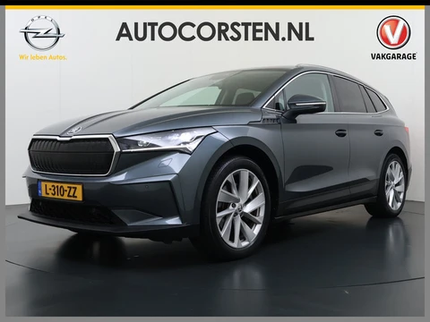 Škoda Enyaq iV 80 204PK Pano-Dak Adap.Cruise Warmtepomp 3-Zone 20" SOH 90% Ecc Stuur+Stoelverwarming