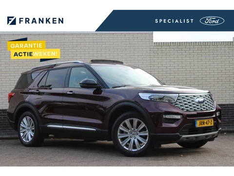 Ford Explorer 3.0 V6 EcoBoost PHEV Platinum | Panoramadak | Leder | Massage | B&O