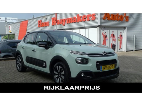 Citroen C3 1.2 S&S Shine Carplay, navigatie, cruise control, PDC, Camera. All-in prijs