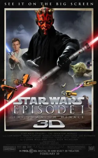 STAR WARS : EPISODE 1 3 D filmposter.
