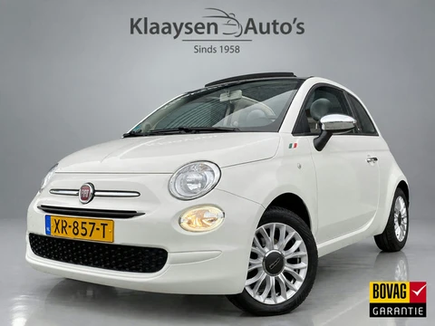Fiat 500C 0.9 TwinAir Turbo Popstar | cabriolet | apple carplay | airco | camera | bluetooth | cruis