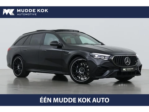 Mercedes-Benz E-Klasse 53 AMG 4MATIC+ | Nightpakket | Panoramadak | Burmester | Stoelverwarming+vent