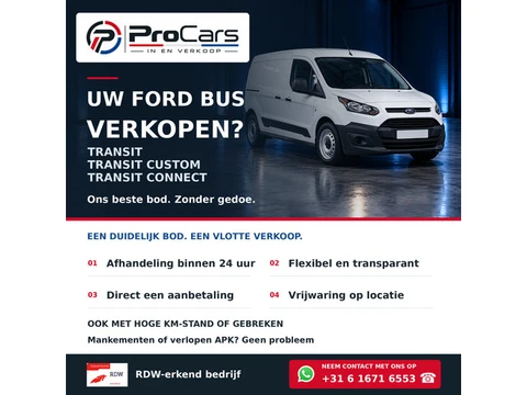 Ford bus verkopen? Snel en eenvoudig!