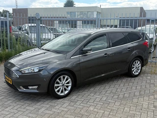 Ford Focus Wagon 1.0 Titanium D-riem nieuw! Navi l Cruise l Stoel&stuurverwarming l Keyless l Parkee