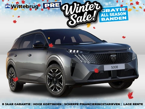 Peugeot 5008 1.2 Hybrid 145 GT DIRECT RIJDEN - RIJKLAAR - PANORAMADAK - LEDER - 8 JAAR GARANTIE