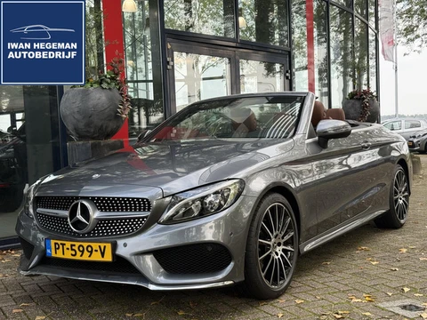 Mercedes-Benz C-klasse Cabrio 180 Prestige AMG-Styling AUTOMAAT | Leer | Navigatie | 19 inch | Cruis
